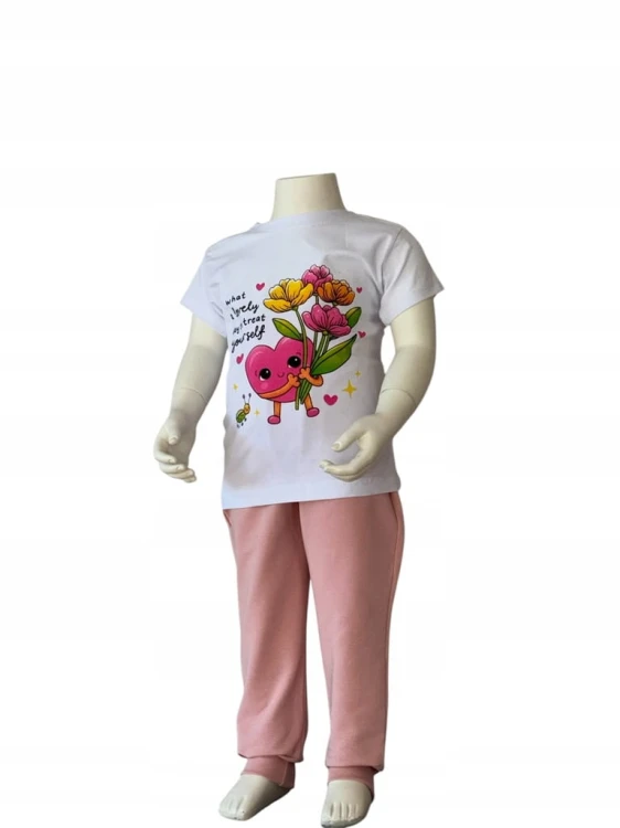koszulka bluzka dla dziewczynki t- shirt bawełna nadruk r. 92, 1-2 lata