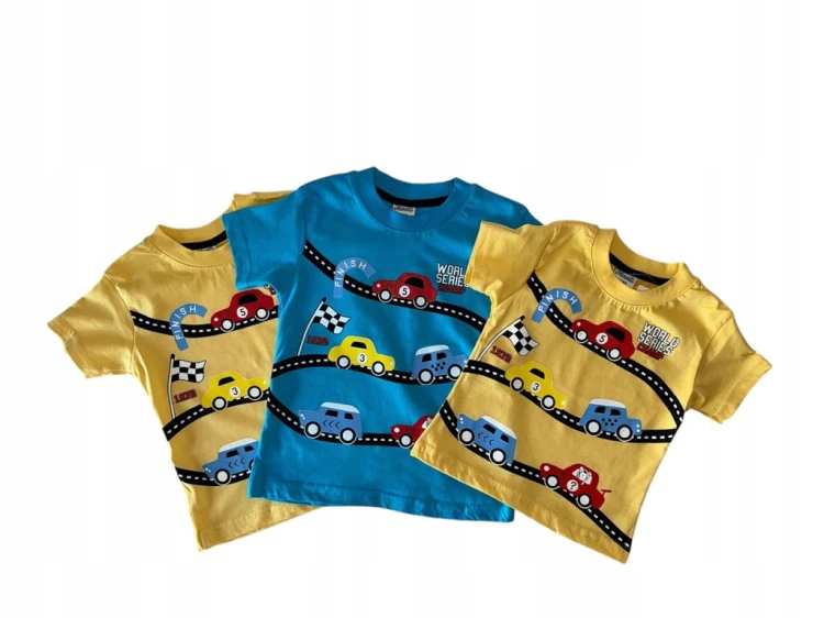 koszulka dla chłopca, t- shirt, samochody, rozmiar 104- 4 lata