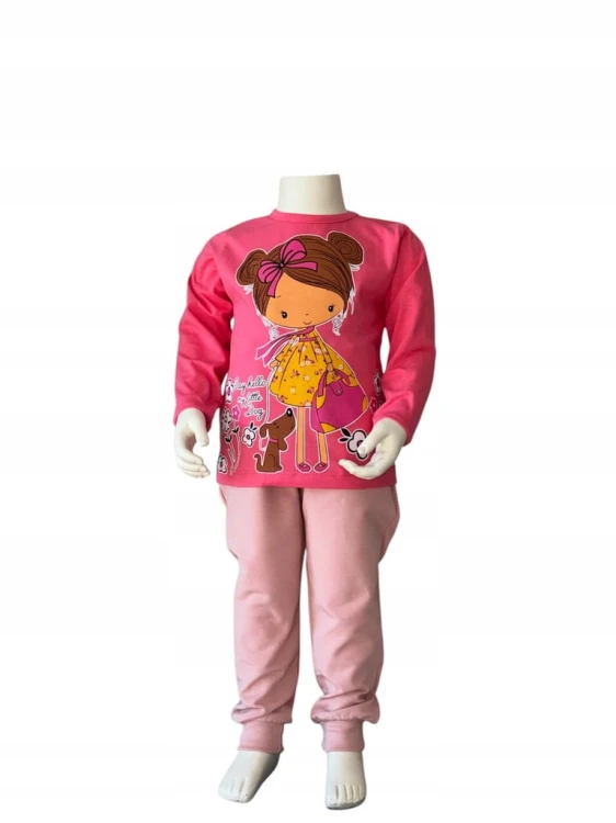koszulka dla dziewczynki z długim rękawem, t- shirt, nadruk, r. 98- 3 lata