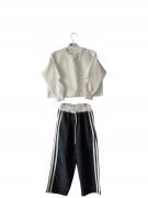 dres komplet dla dziewczynki, bluza szerokie spodnie, r. 116- 5/6 lat