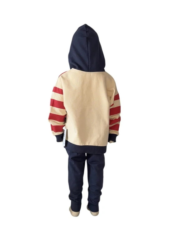 komplet dres dla chłopca bluza spodnie bawełna r. 104- 4 lata