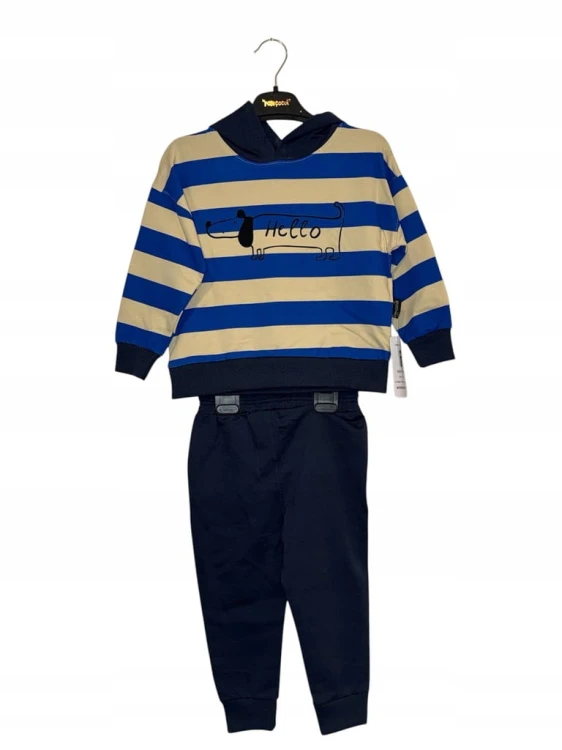 komplet dres dla chłopca bluza spodnie dres r. 104/110- 5 lat