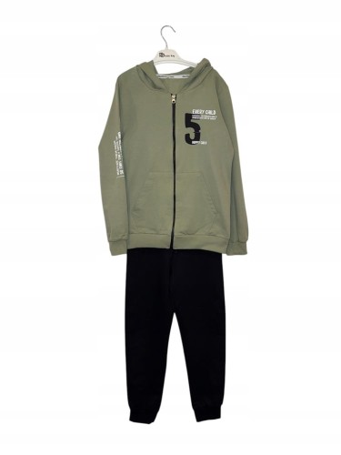 komplet dla chłopca, dziecięcy, spodnie, bluza, dres r. 128- 8/9 lat, 99 zł