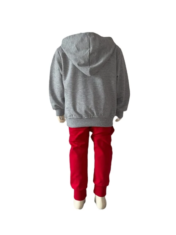 komplet dla chłopca, dziecięcy, spodnie, bluza, dres, 4 misie 116 - 6/7 lat