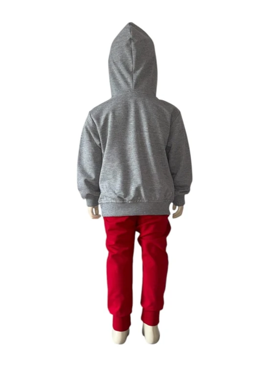 komplet dla chłopca, dziecięcy, bluza, spodnie, dres, 4 misie 98 - 3/4 lata