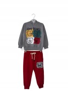 komplet dla chłopca, dziecięcy, bluza, spodnie, dres, 4 misie 98 - 3/4 lata