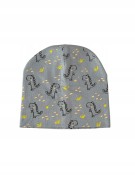 Czapka dziecięca wiosna/jeśień z motywem dinozaurów