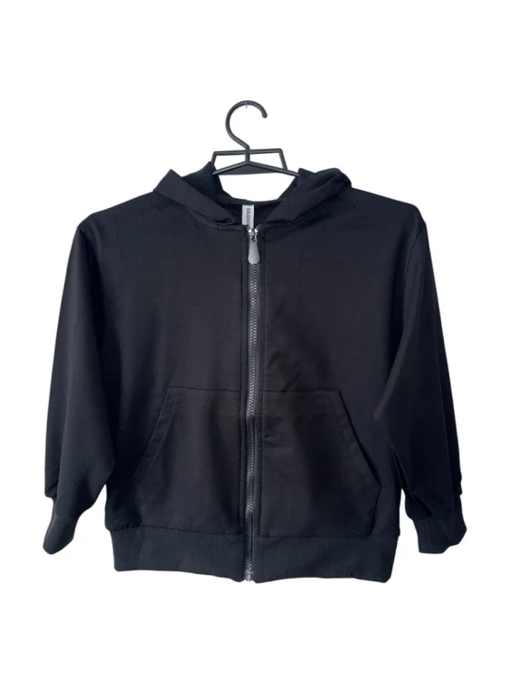 bluza rozpinana czarna rozmiar 158/164- 14 lat