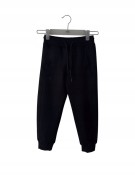 spodnie dresowe dziecięce czarne dla chłopca 6 lat- 116