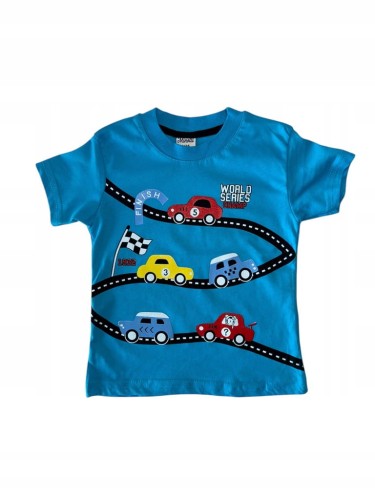 koszulka dla chłopca, t- shirt, samochody, rozmiar 92- 2 lata