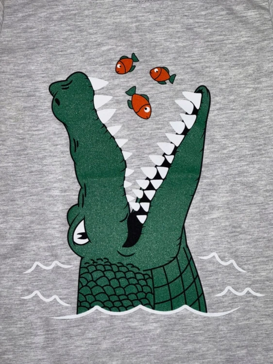 koszulka dla chłopca, t- shirt, krokodyl, rozmiar 104- 4/5 lat