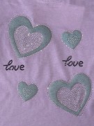 komplet dla dziewczynki na lato letni fioletowy r.92- 2 lata
