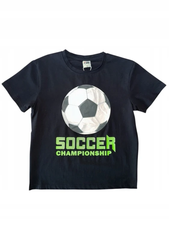 koszulka bawełniana dla chłopca chłopięca nadruk T- shirt 164/170- 16 lat