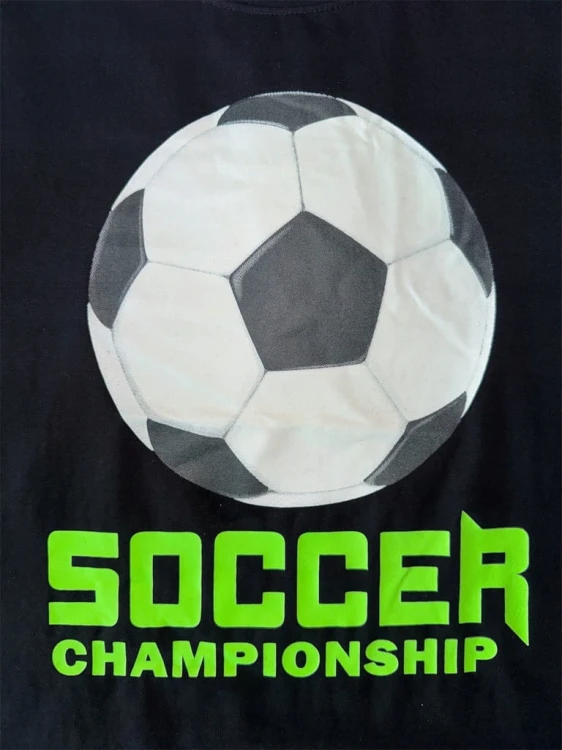 koszulka bawełniana dla chłopca chłopięca nadruk T- shirt 122/128- 8 lat