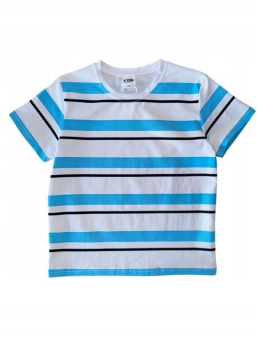 koszulka bawełniana dla chłopca chłopięca nadruk T- shirt 122/128- 8 lat