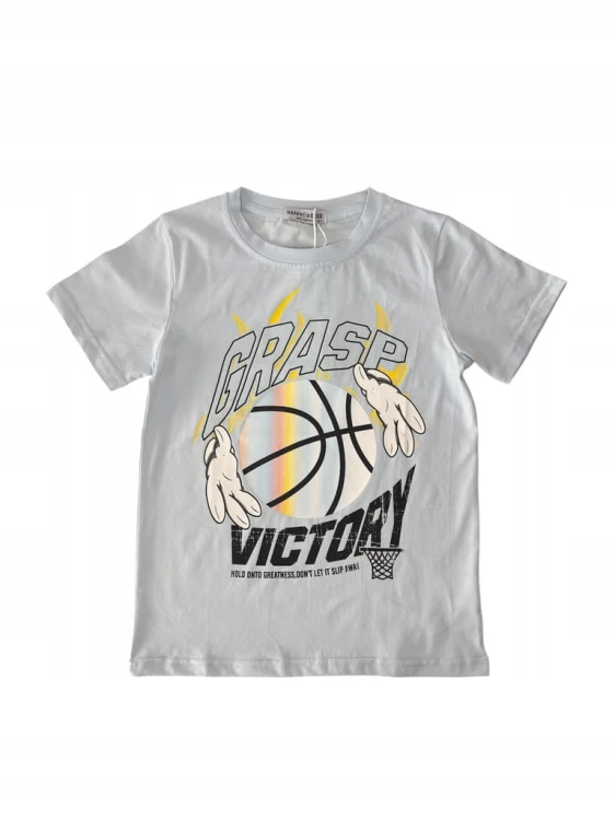 koszulka bawełniana dla chłopca chłopięca T- shirt 164- 16 lat