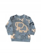 komplet niemowlęcy bluza spodnie , bawełna, r. 86- 18 miesięcy