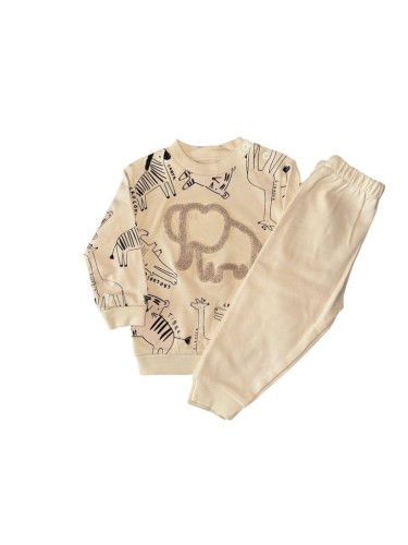 komplet niemowlęcy bluza spodnie , bawełna, r. 80- 12 miesięcy