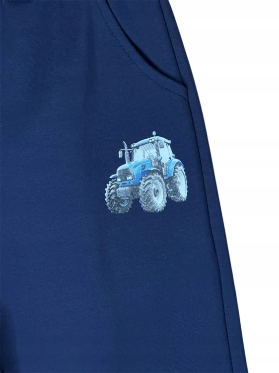 dres chłopięcy komplet dresowy 3 elementy 104/110- 4/5 lat Traktor TL-1163C