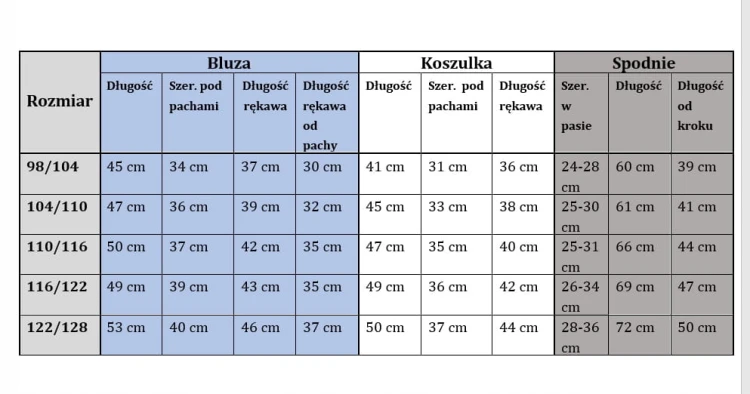dres chłopięcy komplet dresowy 3 elementy 116/122- 6/7 lat Traktor TL-1163A