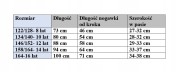 spodnie dresowe dzwony dziewczęce dziecięce 158/164- 13/14 lat KD31051D