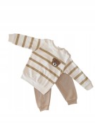 komplet dla niemowlaka bluza spodnie bawełna, r. 68- 3/6 miesięcy