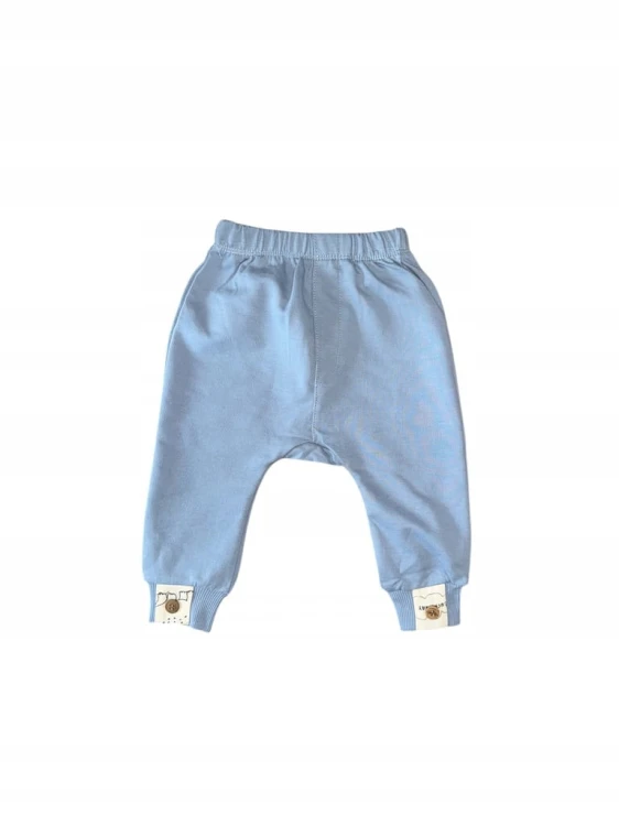 komplet niemowlęcy dla chłopca bluza spodnie, bawełna, r. 80, 12 miesięcy,