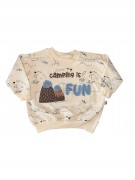 komplet niemowlęcy dla chłopca bluza spodnie, bawełna, r. 74, 6 miesięcy,