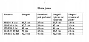 bluza kurtka chłopięca jeans dla chłopca dziecięca 98/104- 4 lata