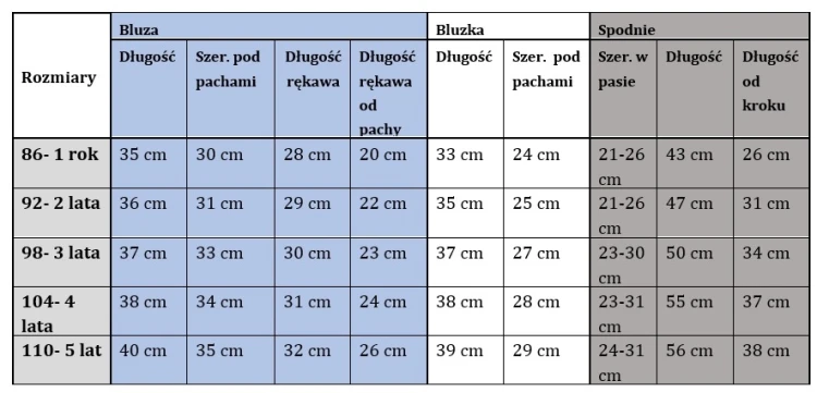 dres komplet dziewczęcy dziecięcy dresowy 3 elementy 98-3 lata WB-2940