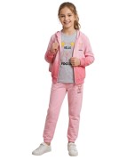 dres komplet dziewczęcy dziecięcy dresowy 3 elementy 152- 12 lat WB-3291