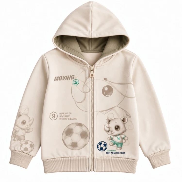dres chłopięcy komplet dresowy nosorożec 86 - 1 rok B14962