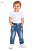 spodnie jeans dziecięce chłopięce 80/86 - 1 rok KL- 01497A