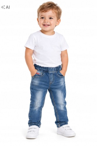 spodnie jeans dziecięce chłopięce 92/98- 3 lata KL- 01497A