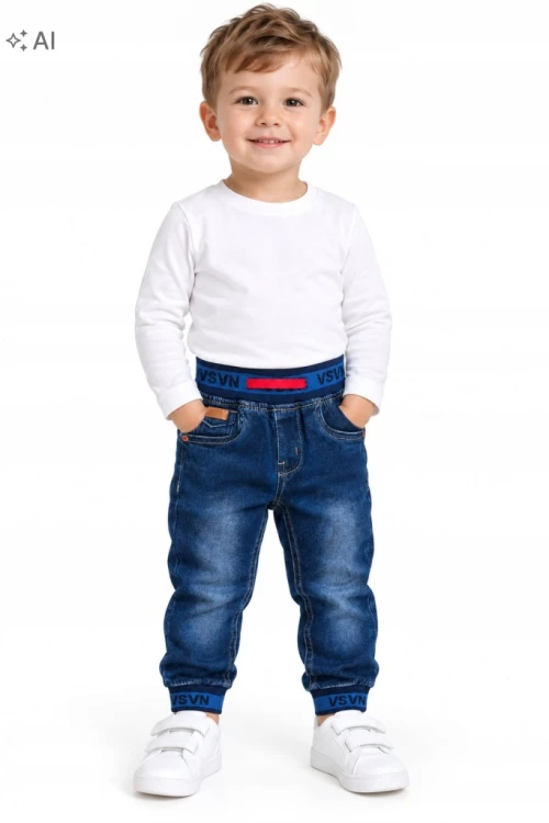 spodnie jeans dziecięce chłopięce 86/92- 2 lata KW- 1265A