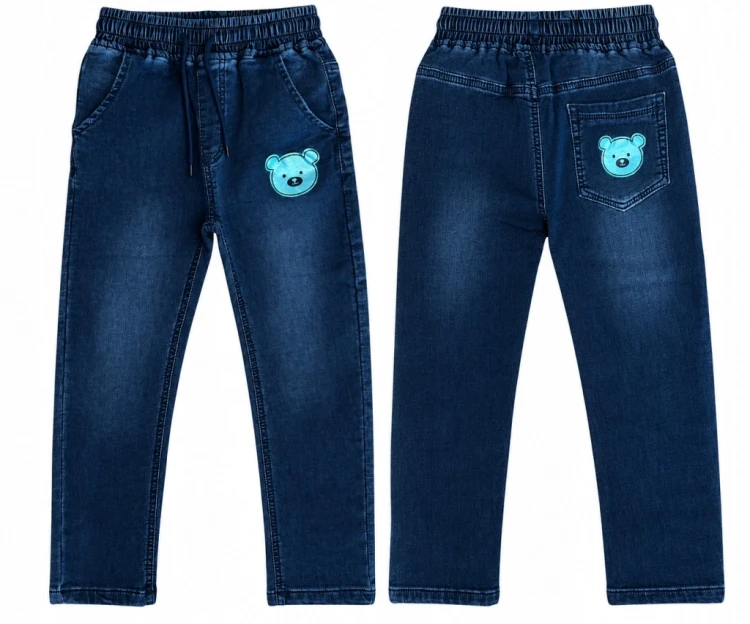 spodnie jeans dziecięce chłopięce 104/110 - 4/5 lat KW-21886B