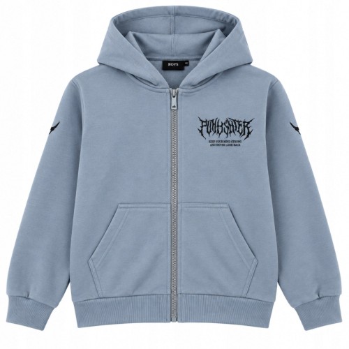dres komplet chłopięcy dresowy 116- 6 lat FD-3013 niebieski