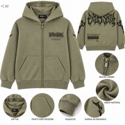 dres komplet chłopięcy dresowy 104- 4 lata FD-3013 khaki