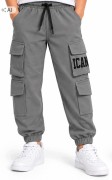 ocieplane spodnie joggery chłopięce dla chłopca 98/104- 4 lat-K-19K3