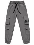 ocieplane spodnie joggery chłopięce dla chłopca 110/116- 6 lat-K-19K3