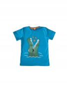 koszulka dla chłopca, t- shirt, krokodyl, rozmiar 110- 5/6 lat