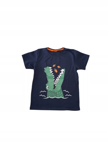koszulka dla chłopca, t- shirt, krokodyl, rozmiar 110- 5/6 lat