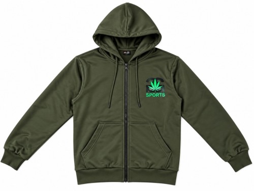 ocieplana bluza męska rozpinana młodzieżowa XL/XXL- Y184D khaki