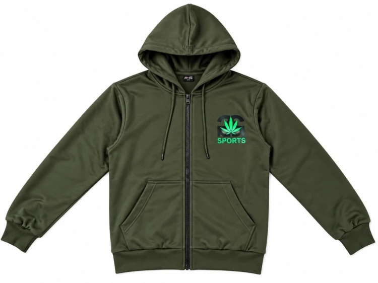 ocieplana bluza męska rozpinana młodzieżowa XL/XXL- Y184D khaki