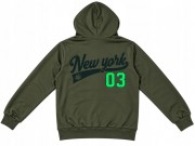 ocieplana bluza męska rozpinana młodzieżowa L/XL- Y184D khaki