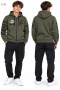 ocieplana bluza męska rozpinana młodzieżowa XL/XXL khaki Y181D