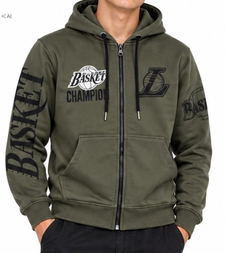 ocieplana bluza męska rozpinana młodzieżowa M/L khaki Y181D
