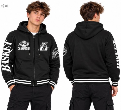 ocieplana bluza męska rozpinana młodzieżowa XL/XXL czarna Y181D