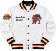 ocieplana bluza męska rozpinana bomberka 2XL/3XL biała Y187D