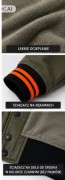 ocieplana bluza męska rozpinana bomberka L/XL khaki Y187D